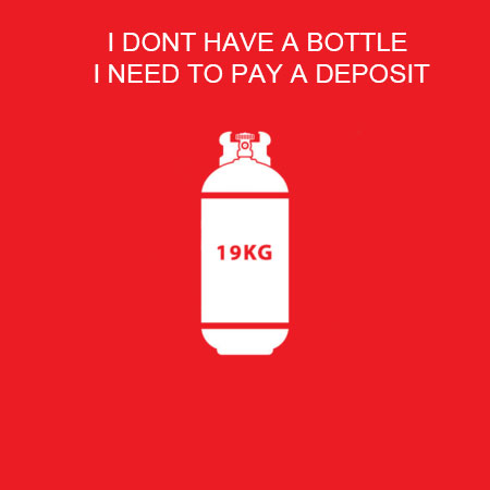 19Kg Gas Bottle (Deposit Only)
