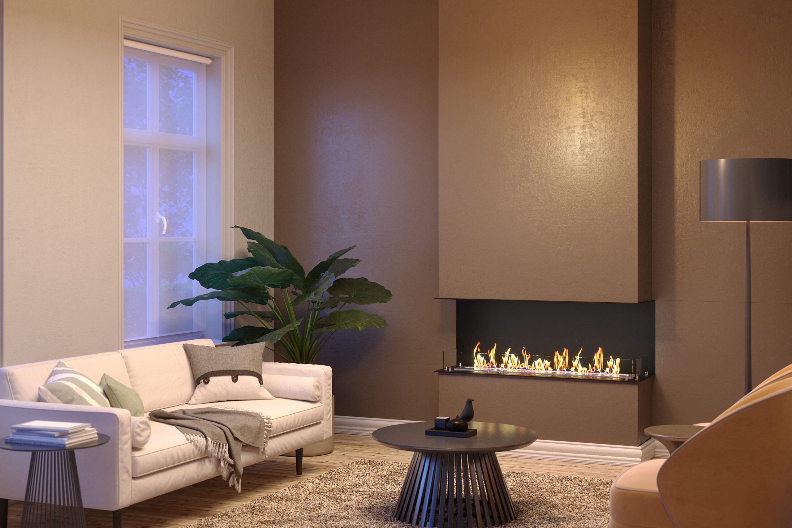 Signi Fires Lumin Bay Fireplace