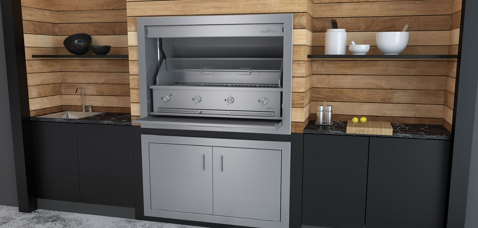Signi Fires Insert Gas Braai