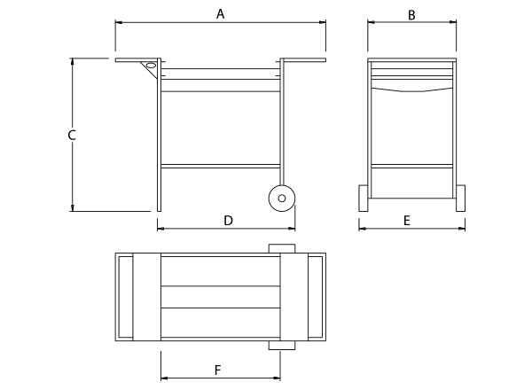Model 700 (Light) Mobile Trolley Braai – image 2