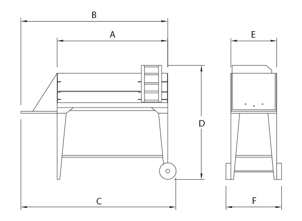 Model 800 Mobile Trolley Braai – image 2